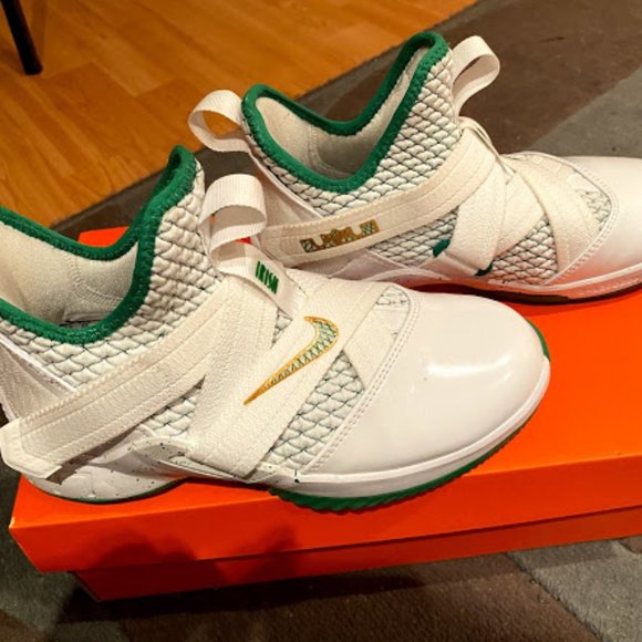 Nike Lebron Soldier XXI (GS) White/Green - Picture 2 of 4